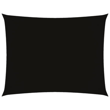 vidaXL Sonnensegel Oxford-Gewebe Rechteckig 2,5x3,5 m Schwarz