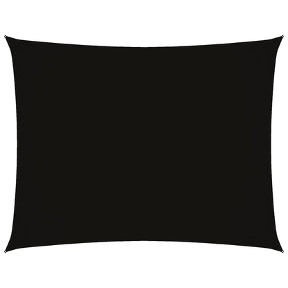 vidaXL Sonnensegel Oxford-Gewebe Rechteckig 2,5x3,5 m Schwarz