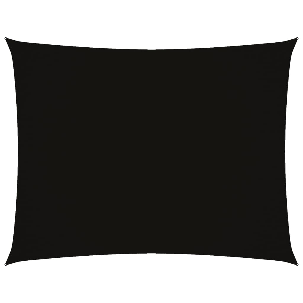 vidaXL Sonnensegel Oxford-Gewebe Rechteckig 2,5x4 m Schwarz
