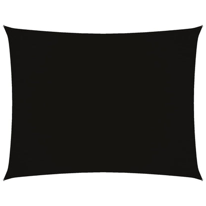 vidaXL Sonnensegel Oxford-Gewebe Rechteckig 2,5x4 m Schwarz
