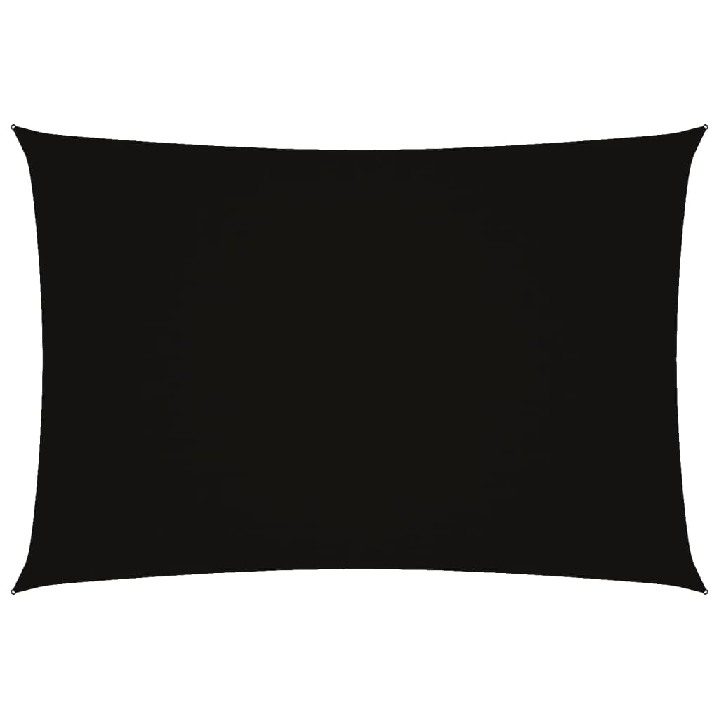 vidaXL Sonnensegel Oxford-Gewebe Rechteckig 2,5x4,5 m Schwarz