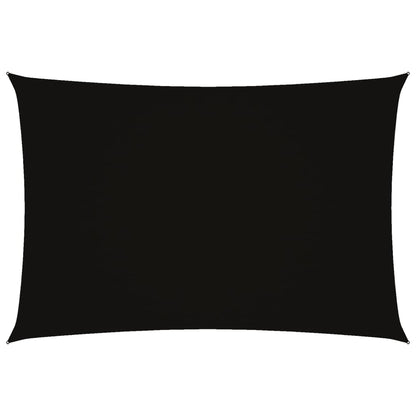 vidaXL Sonnensegel Oxford-Gewebe Rechteckig 2,5x4,5 m Schwarz