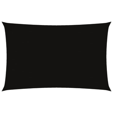 vidaXL Sonnensegel Oxford-Gewebe Rechteckig 2,5x5 m Schwarz