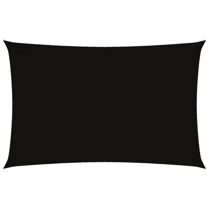 vidaXL Sonnensegel Oxford-Gewebe Rechteckig 2,5x5 m Schwarz