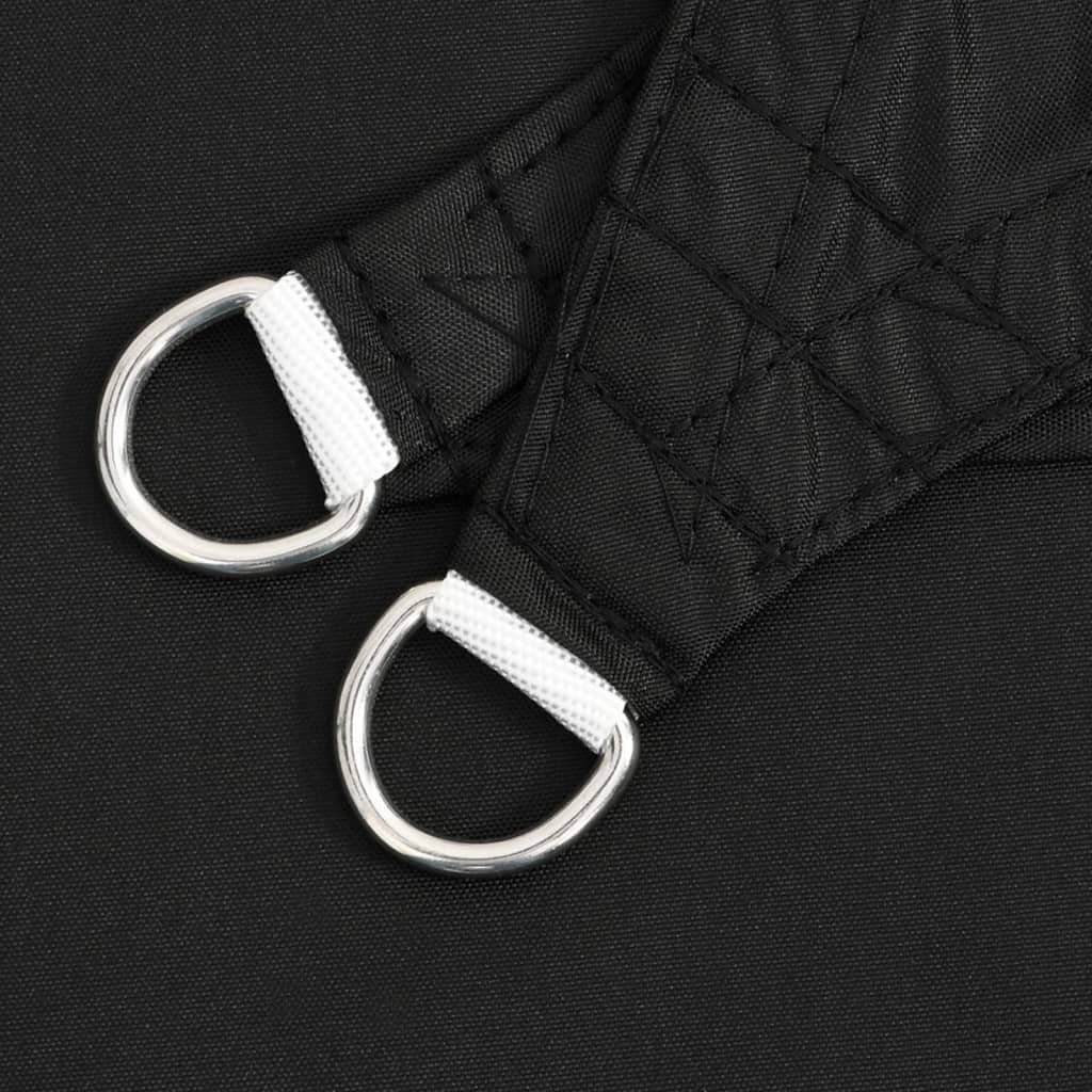 vidaXL Sonnensegel Oxford-Gewebe Rechteckig 3x4,5 m Schwarz
