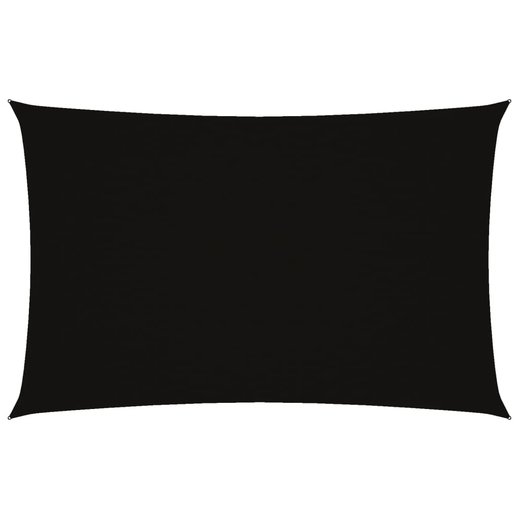vidaXL Sonnensegel Oxford-Gewebe Rechteckig 4x7 m Schwarz