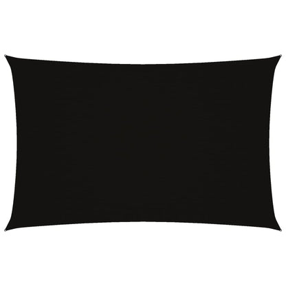 vidaXL Sonnensegel Oxford-Gewebe Rechteckig 4x7 m Schwarz