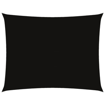 vidaXL Sonnensegel Oxford-Gewebe Rechteckig 5x7 m Schwarz