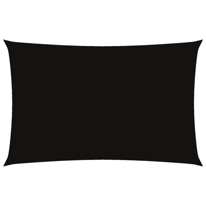 vidaXL Sonnensegel Oxford-Gewebe Rechteckig 5x8 m Schwarz