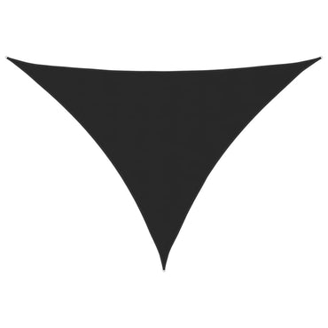 vidaXL Sonnensegel Oxford-Gewebe Dreieckig 3,5x3,5x4,9 m Schwarz