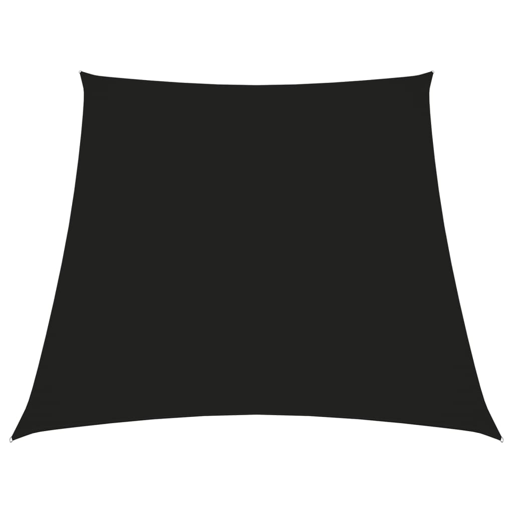 vidaXL Sonnensegel Oxford-Gewebe Trapezförmig 2/4x3 m Schwarz