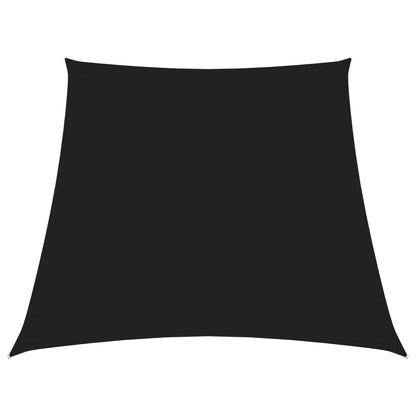 vidaXL Sonnensegel Oxford-Gewebe Trapezförmig 2/4x3 m Schwarz