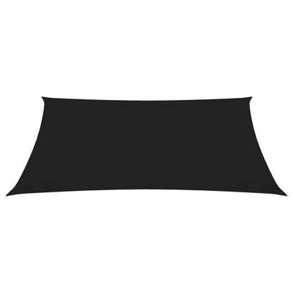 vidaXL Sonnensegel Oxford-Gewebe Trapezförmig 2/4x3 m Schwarz