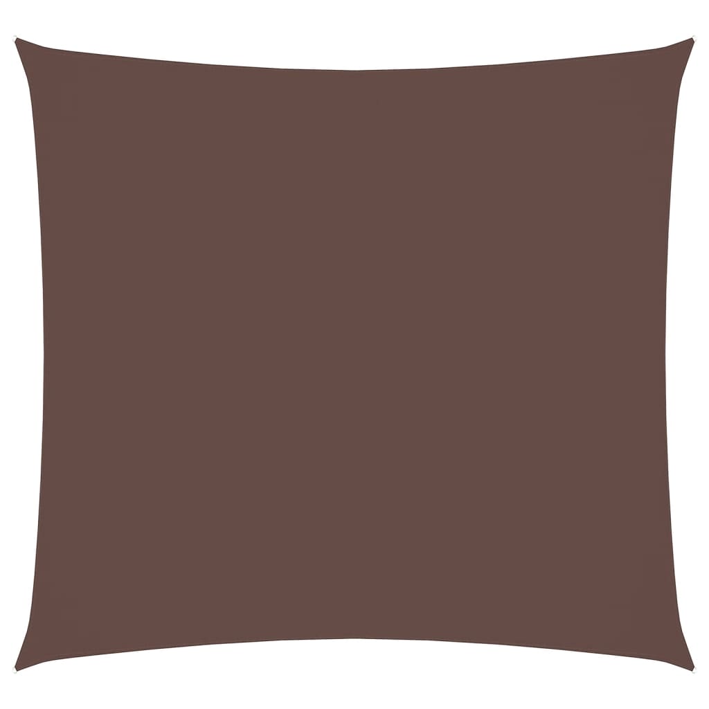 vidaXL Sonnensegel Oxford-Gewebe Quadratisch 3x3 m Braun