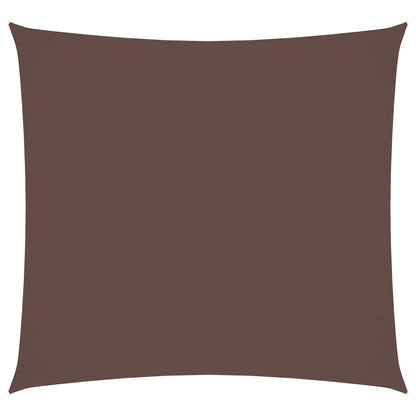 vidaXL Voile d'ombrage Oxford Carré 3,6x3,6 m Marron