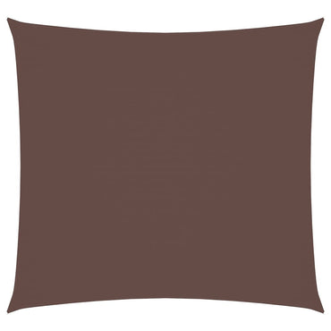 vidaXL Sonnensegel Oxford-Gewebe Quadratisch 5x5 m Braun