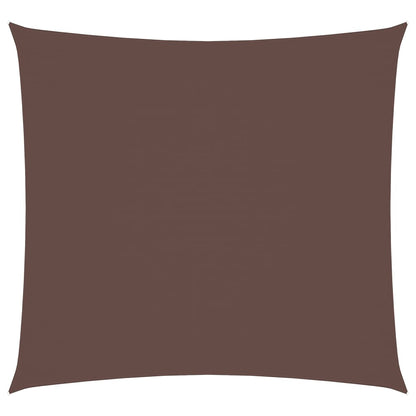 vidaXL Sonnensegel Oxford-Gewebe Quadratisch 5x5 m Braun