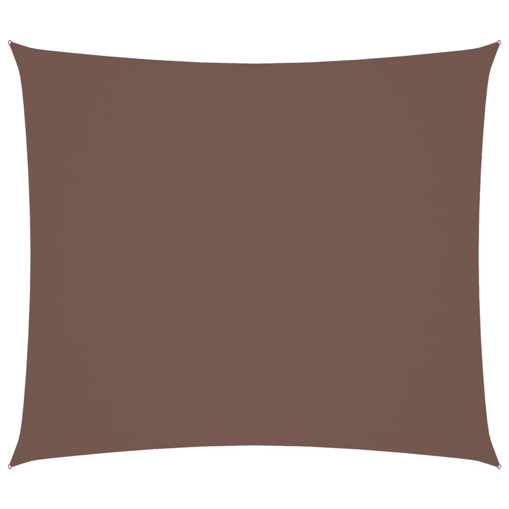 vidaXL Sonnensegel Oxford-Gewebe Rechteckig 2x2,5 m Braun