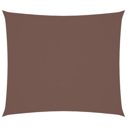 vidaXL Sonnensegel Oxford-Gewebe Rechteckig 2x2,5 m Braun