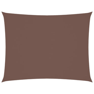 vidaXL Sonnensegel Oxford-Gewebe Rechteckig 2x3,5 m Braun