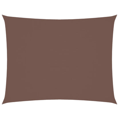 vidaXL Sonnensegel Oxford-Gewebe Rechteckig 2x3,5 m Braun