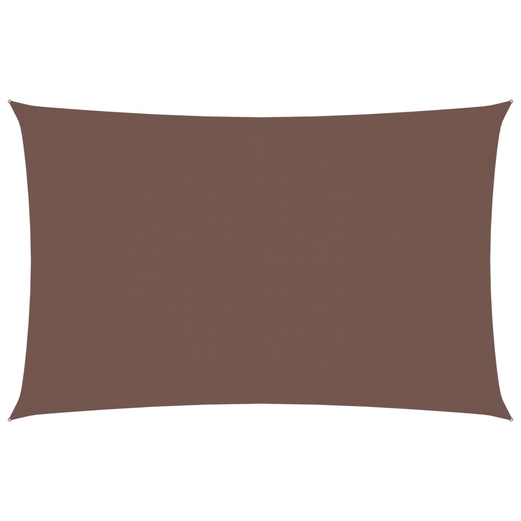 vidaXL Sonnensegel Oxford-Gewebe Rechteckig 2x4,5 m Braun