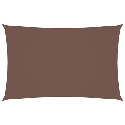 vidaXL Sonnensegel Oxford-Gewebe Rechteckig 2x4,5 m Braun
