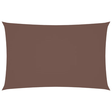 vidaXL Sonnensegel Oxford-Gewebe Rechteckig 2x5 m Braun