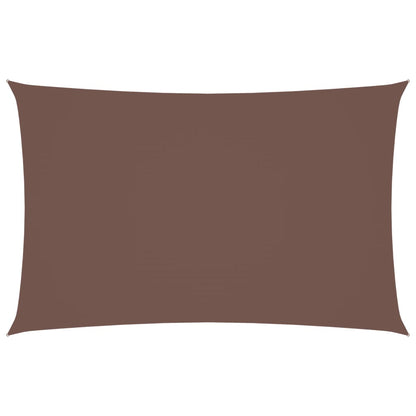 vidaXL Sonnensegel Oxford-Gewebe Rechteckig 2x5 m Braun