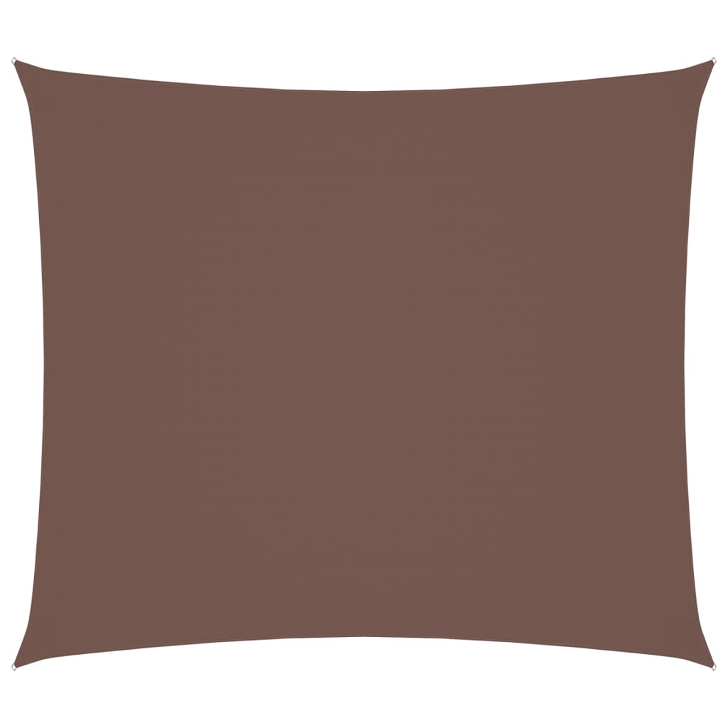 vidaXL Sonnensegel Oxford-Gewebe Rechteckig 2,5x3 m Braun