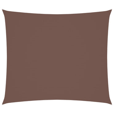 vidaXL Sonnensegel Oxford-Gewebe Rechteckig 2,5x3 m Braun