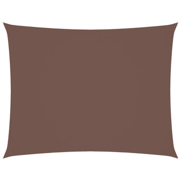 vidaXL Sonnensegel Oxford-Gewebe Rechteckig 2,5x3,5 m Braun