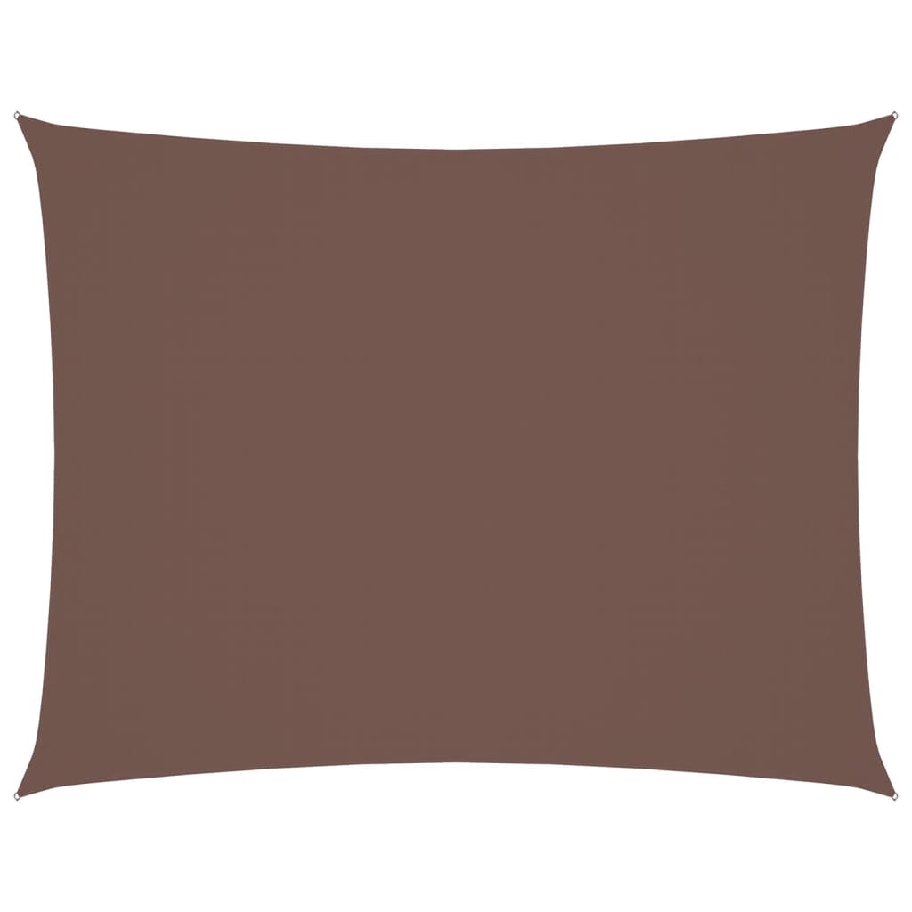 vidaXL Sonnensegel Oxford-Gewebe Rechteckig 2,5x4 m Braun