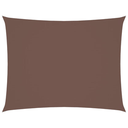 vidaXL Sonnensegel Oxford-Gewebe Rechteckig 2,5x4 m Braun