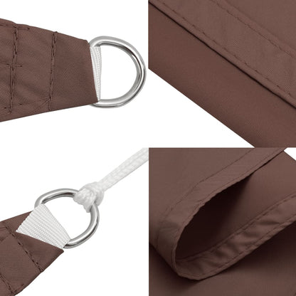 vidaXL Sonnensegel Oxford-Gewebe Rechteckig 2,5x4 m Braun