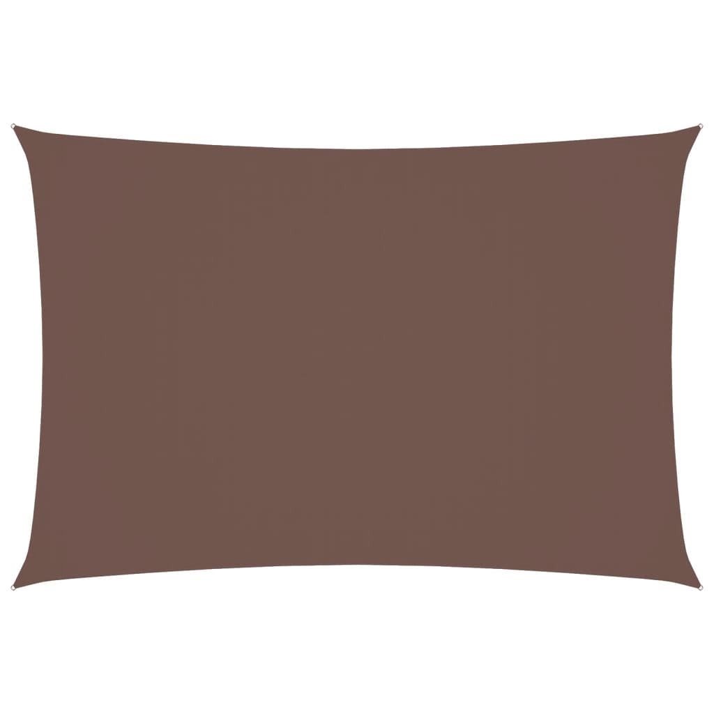 vidaXL Sonnensegel Oxford-Gewebe Rechteckig 2,5x4,5 m Braun