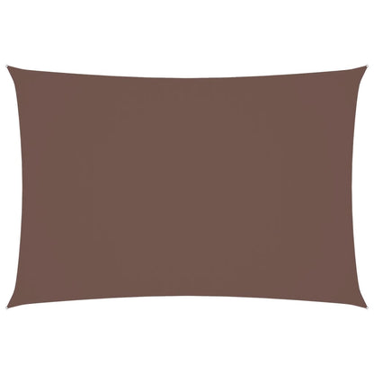 vidaXL Sonnensegel Oxford-Gewebe Rechteckig 2,5x4,5 m Braun
