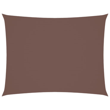 vidaXL Sonnensegel Oxford-Gewebe Rechteckig 3x4 m Braun