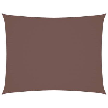 vidaXL Sonnensegel Oxford-Gewebe Rechteckig 3x4 m Braun
