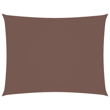 vidaXL Sonnensegel Oxford-Gewebe Rechteckig 3x4,5 m Braun