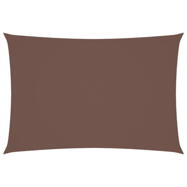 vidaXL Sonnensegel Oxford-Gewebe Rechteckig 3x5 m Braun