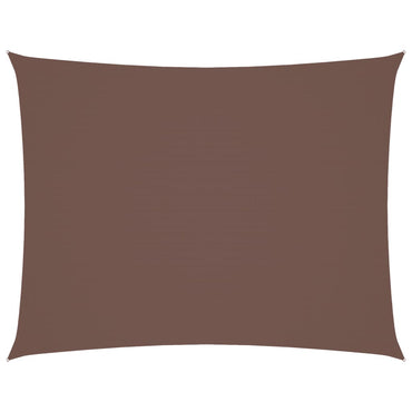vidaXL Voile d'ombrage rectangulaire en tissu Oxford 3x6 m Marron