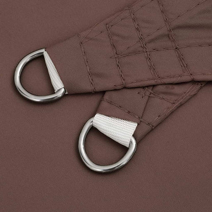 vidaXL Voile d'ombrage en tissu Oxford rectangulaire 4x6 m marron