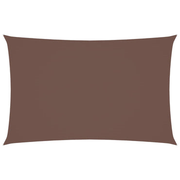vidaXL Voile d'ombrage rectangulaire en tissu Oxford 5x8 m Marron