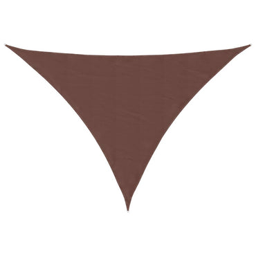 vidaXL Sonnensegel Oxford-Gewebe Dreieckig 3x4x4 m Braun