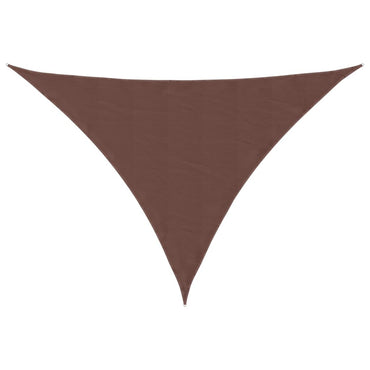 vidaXL Sonnensegel Oxford-Gewebe Dreieckig 4x4x5,8 m Braun