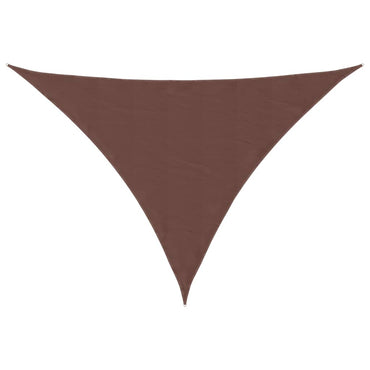 vidaXL Sonnensegel Oxford-Gewebe Dreieckig 5x6x6 m Braun