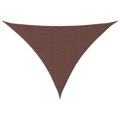 vidaXL Sonnensegel Oxford-Gewebe Dreieckig 5x5x6 m Braun
