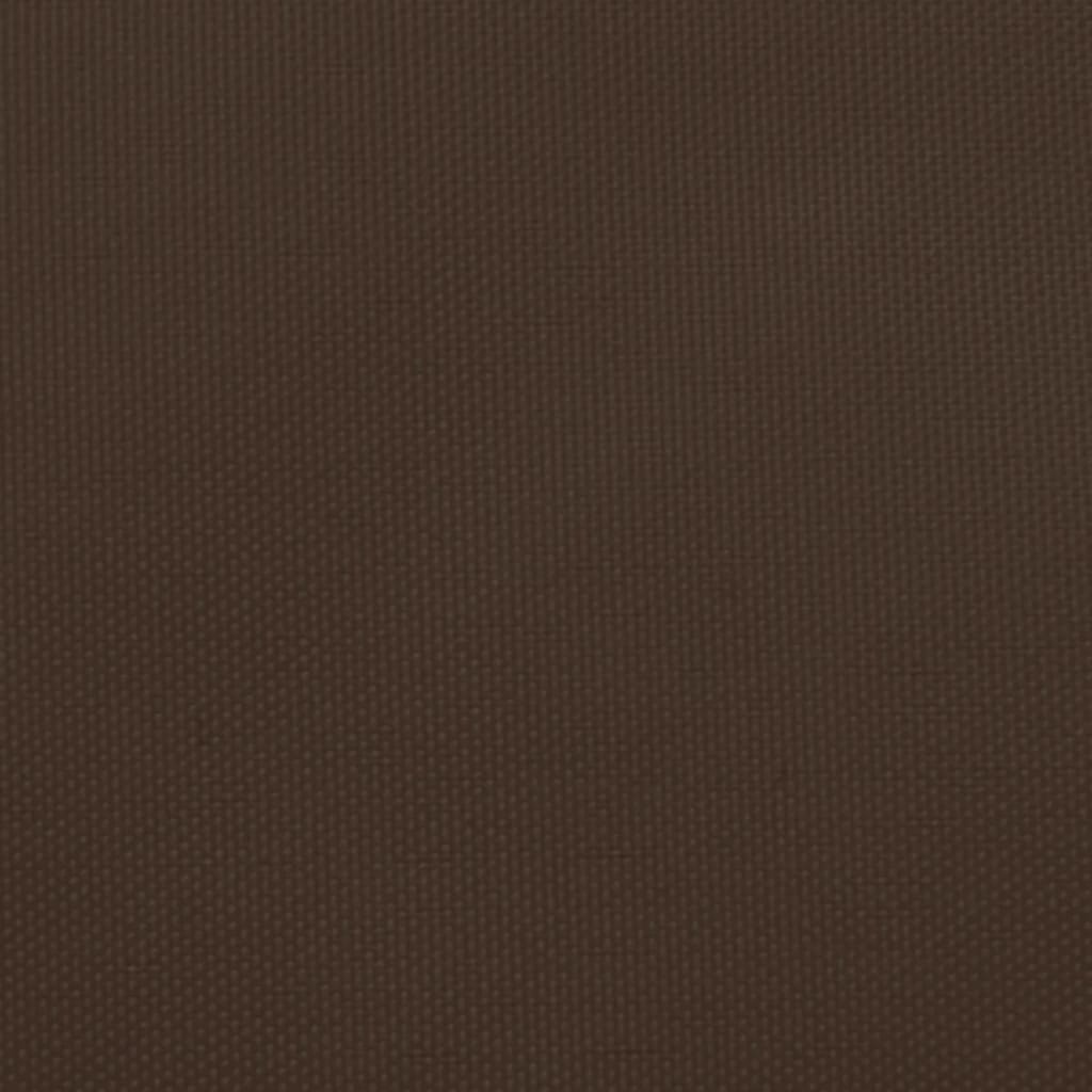 vidaXL Voile d'ombrage en tissu Oxford Trapézoïdal 2/4x3 m Marron