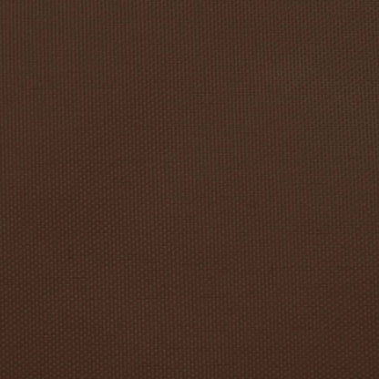vidaXL Voile d'ombrage en tissu Oxford Trapézoïdal 2/4x3 m Marron